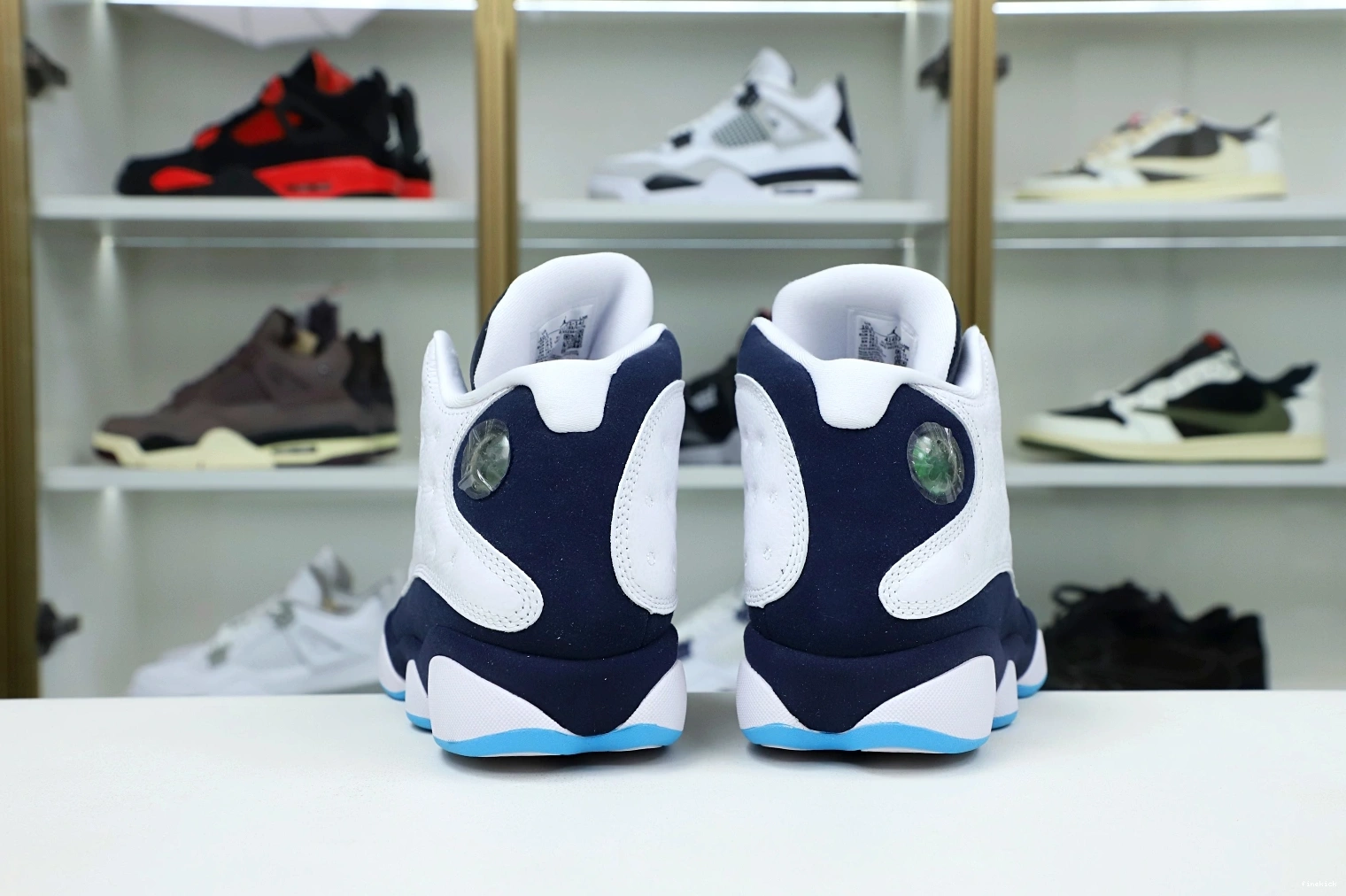 BLUE JORDAN 13 AIR WHITE OBSIDIAN RETRO 414571-144 POWDER 0707